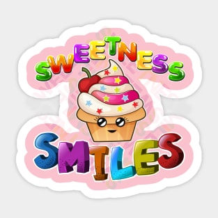 Chloe's Sweetness Smiles Cupcake Sticker